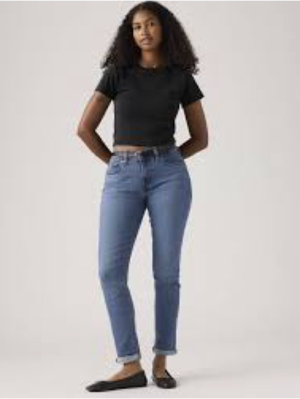 Levis Mid Rise Boyfriend Jeans Medium Wash Size 32 33 34